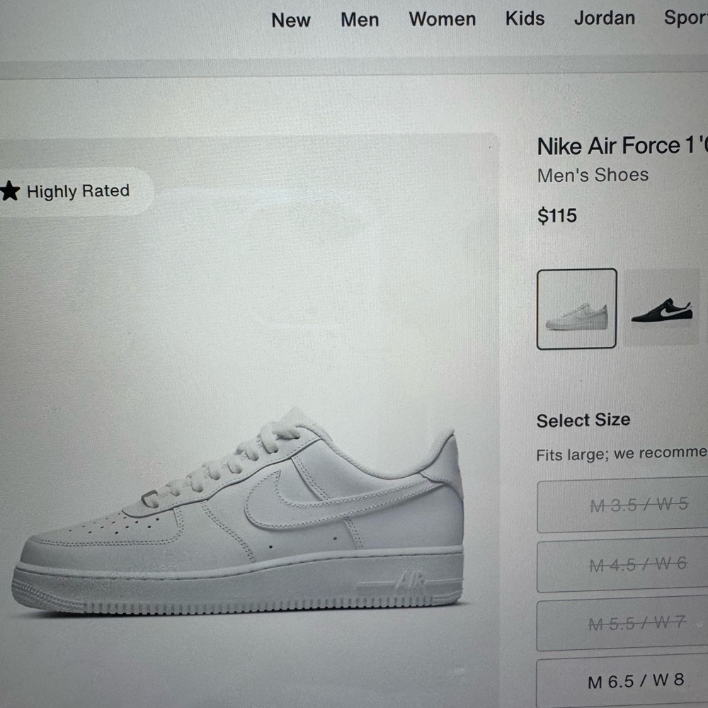 Nike Air Force 1 Low White Sneakers